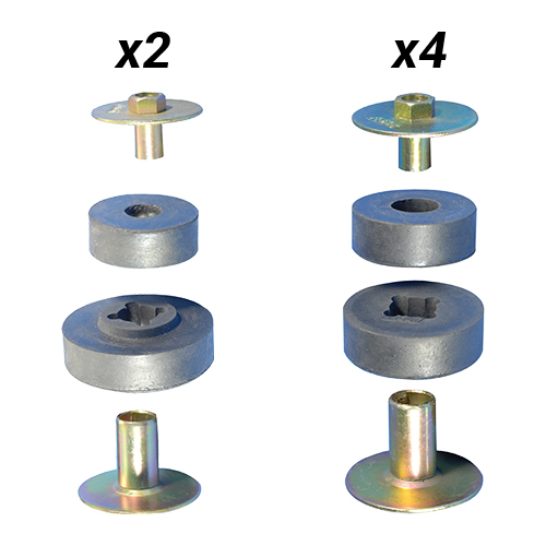 KIT 6 SOPORTES DE CABINA 