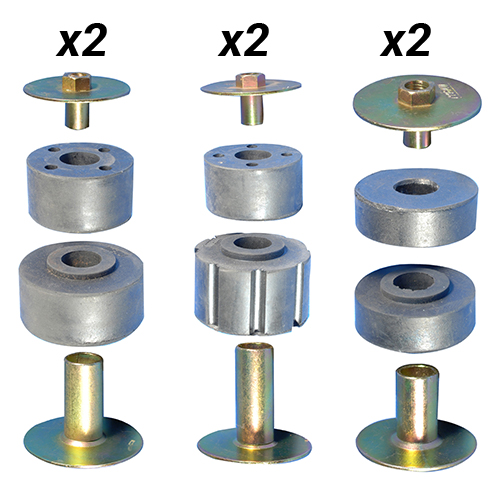 KIT 6 SOPORTES DE CABINA 