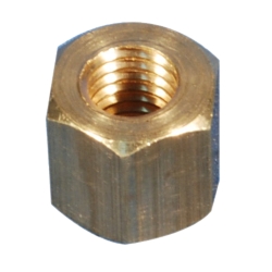 TUERCA BRONCE ESPARRAGO ESCAPE  8-1.25 ALTURA 12 MM.