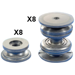 KIT 16 SOPORTES DE CABINA
