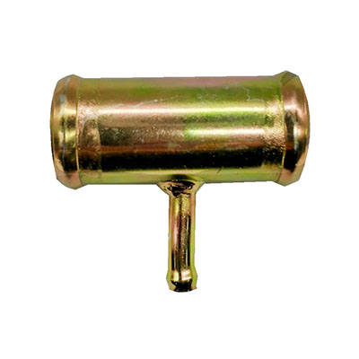 CONECTOR "T" METALICO P/MANGUERA 32 MM.C/PICO  8 MM.